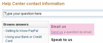 send us - paypal