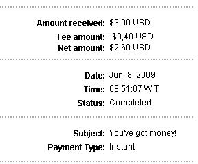 fee paypal