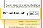 paypal refund