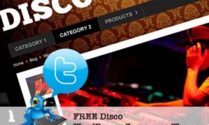 disco wordpress ecommerce themes tweet