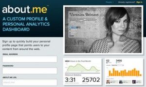Welcome to about.me