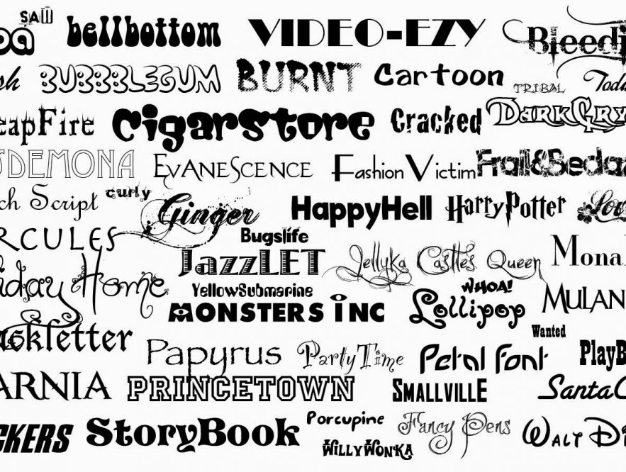 Kedua: Jenis Font - Pentingnya Typography dalam Desain - tomsnarrativeillustration.blogspot.com