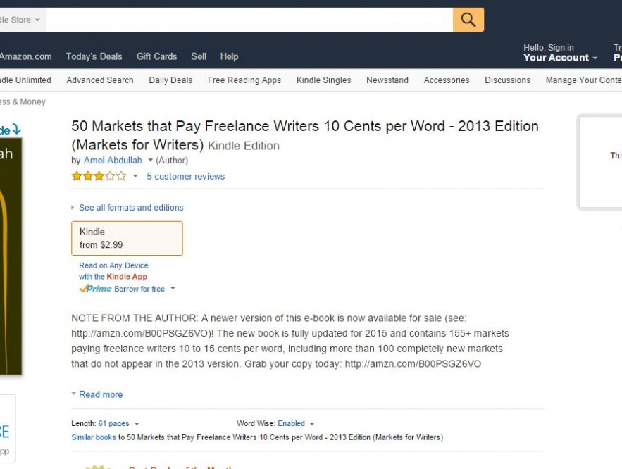 50 Markets That Pay Freelance Writers 10 Cents Per Word