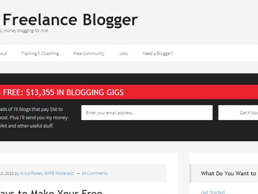 Be a Freelance Blogger