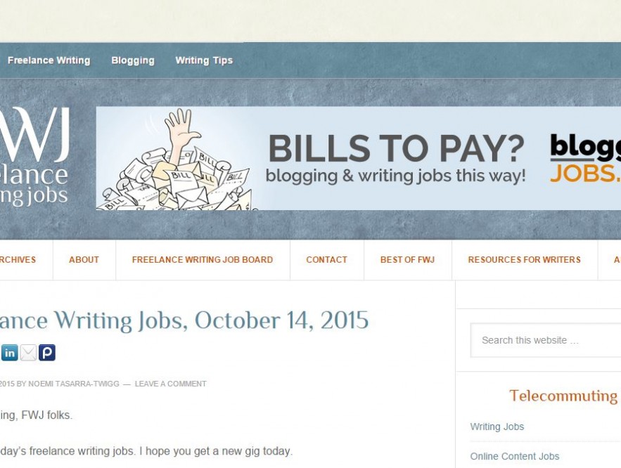 Freelance Writing Gigs