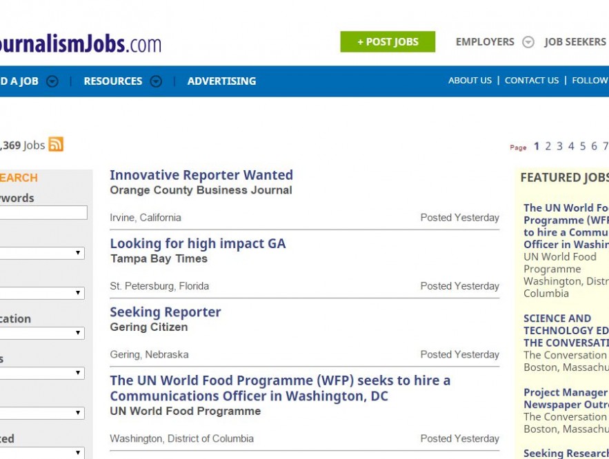Journalism Jobs