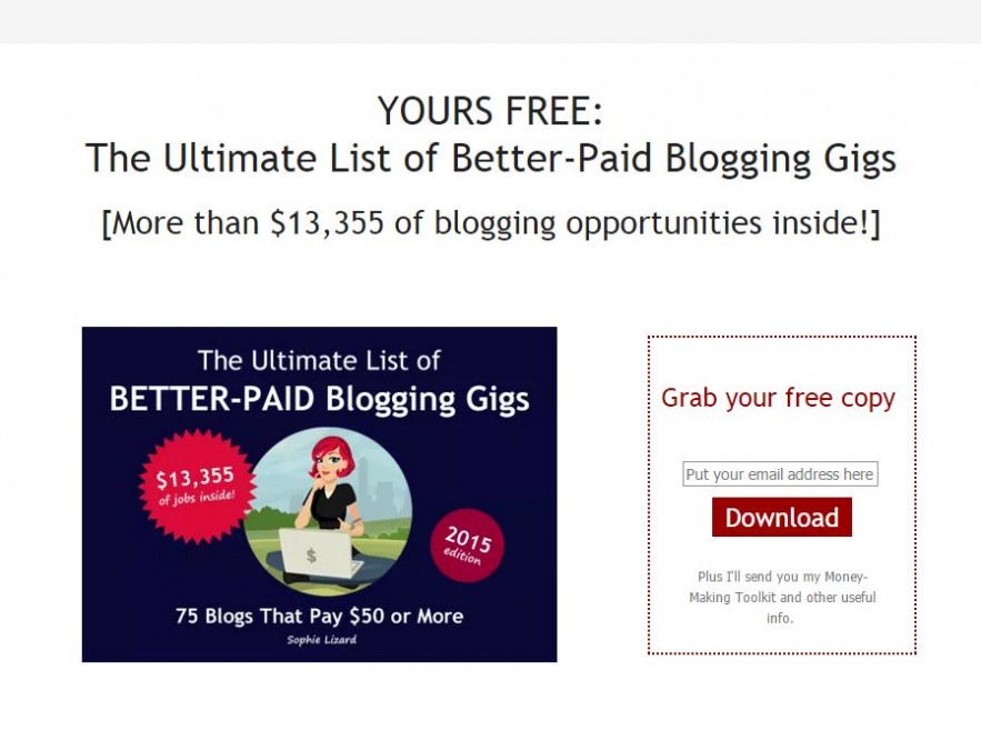 The Ultimate List of Better-Paid Blogging Gigs