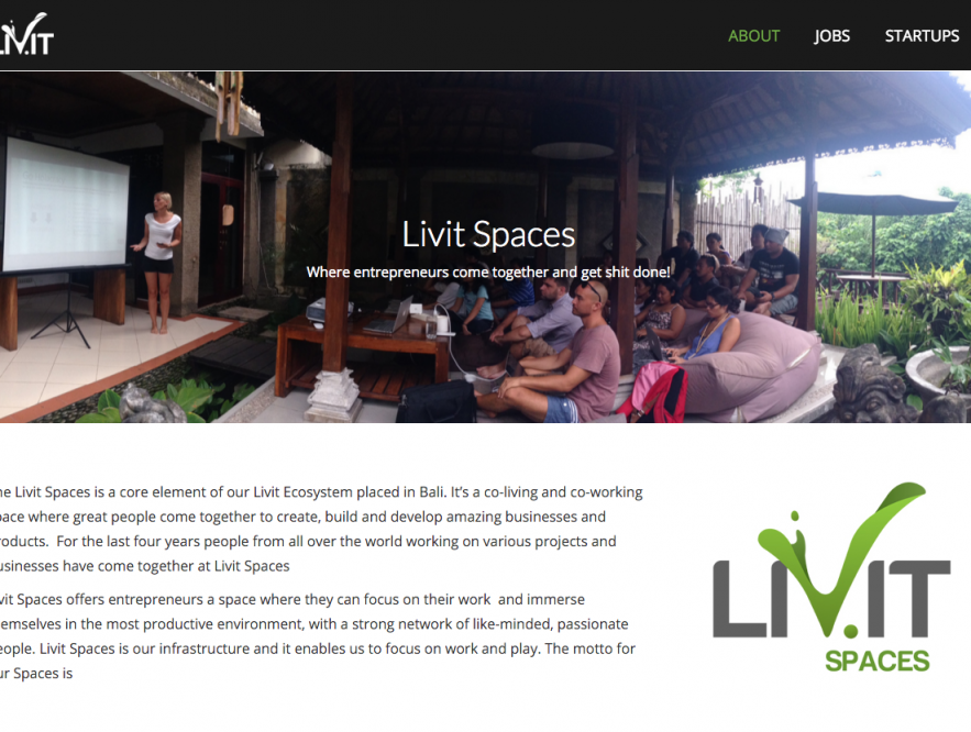 Liv.it Spaces (co working space untuk startup), Bali