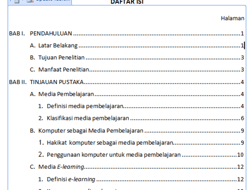 Daftar isi - 5 Tips Cerdas Cara Membuat Laporan Kegiatan yang Baik - ishaqmadeamin.com