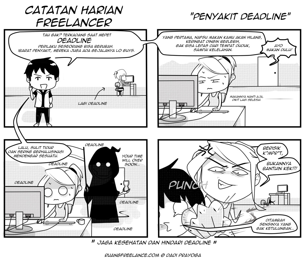 catatan harian freelancer - ruangfreelance - penyakit deadline catatan harian freelancer - ruangfreelance - penyakit deadline
