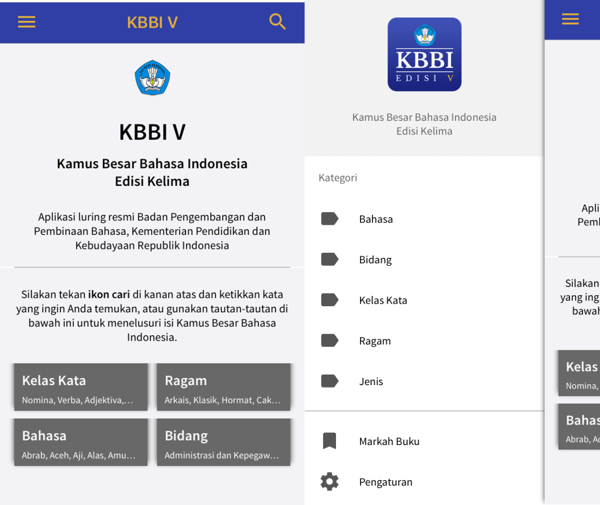 Kamus Besar Bahasa Indonesia (Android dan iOS) - 9 Aplikasi untuk Penulis agar Kamu Lebih Produktif - fajrinih.wordpress.com