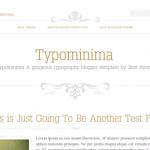 Typominima